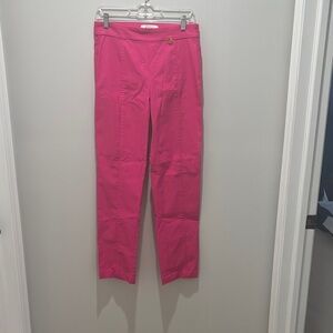Ellen Tracy Fuchsia Straight Leg Pants